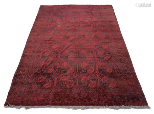 An Afghan carpet