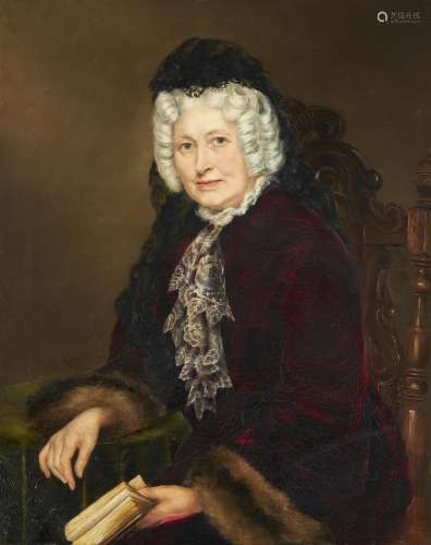 British School (19th century) , Portrait of Lydia Marriott Morland (1774-1843)