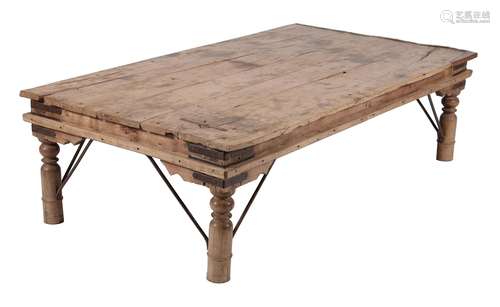 A Indian hardwood low table