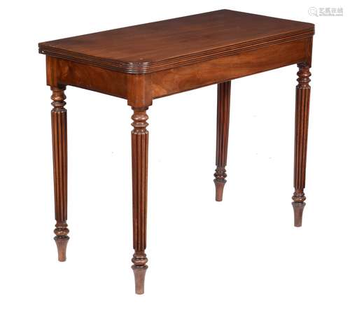 A George IV mahogany tea table