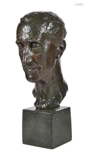Sir William Reid Dick KCVO RA, (1879-1961), a bronze portrait bust of Major Freeman Freeman-Thomas