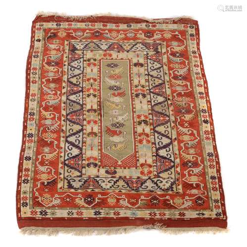 A Turkish prayer rug