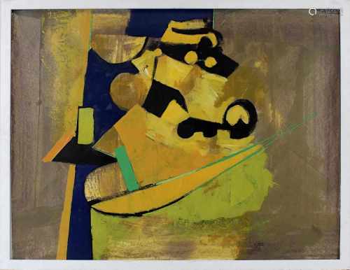 Fontaine, Victor (Saarlouis-Fraulautern 1923 - 1995 Saarlouis), ohne Titel, abstrake Komposition,