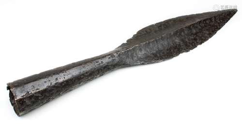 Lanzenspitze aus Eisen, keltisch wohl 4.-2. Jh. v. Chr., wohl deutscher Bodenfund, seit über 100