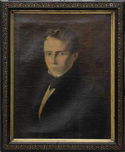 Kiesgen, Porträtmaler, Trier um 1830 / 40, wohl selbstbildnis des Künstlers als junger Mann, Öl