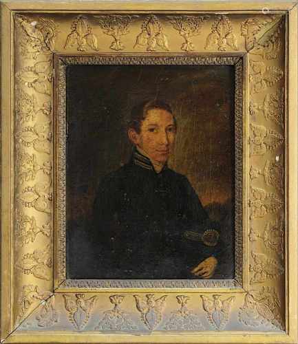 Porträtmaler 19.Jh., Porträt des Max von Madroux (1820-1877) als Edelknabe, in Uniform, Öl/Lwd.,
