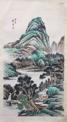 A LANDSCAPE PATTERN PAINTING