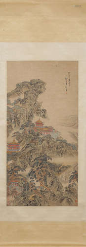 A LANDSCAPE PATTERN PAINTING BY YUANJIANG