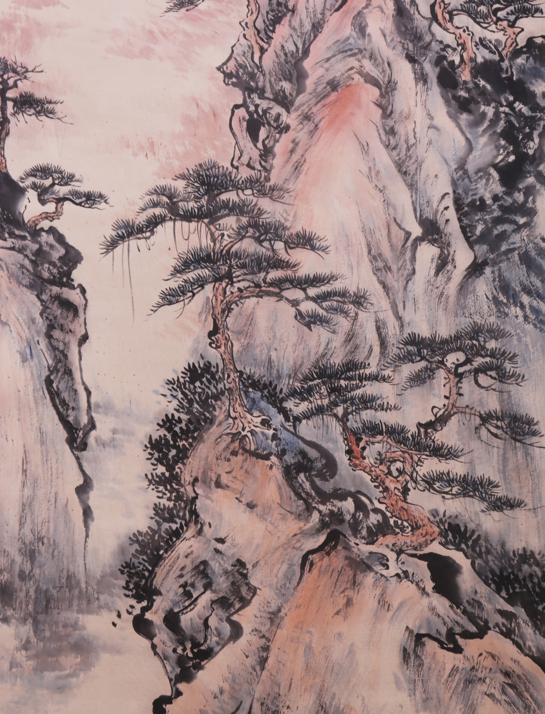 关山月山水画作品大图图片