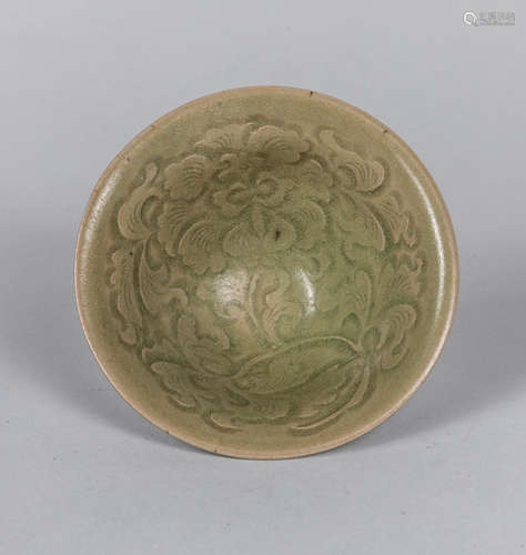 Chinese Sung Yaochou Celadon Porcelain Tea Cup