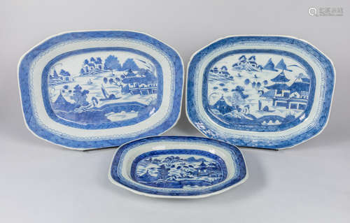 Collection of Chinese 18-19th Export Porcelain Plates