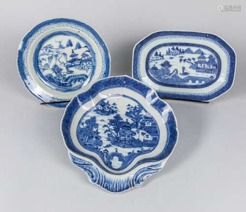 Group of 18th Chinese Export Porcelain Plates