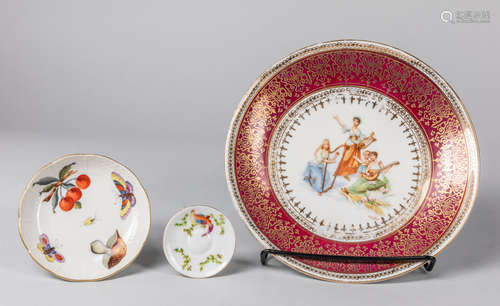 Set of Old Enameled Plates