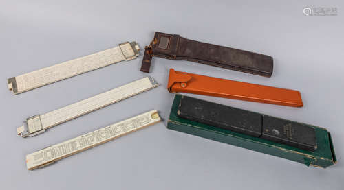 Collection of Polyphase Duplex Decitrig Slide Rule