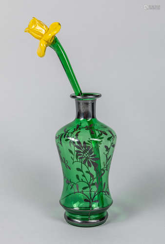 Decorative Art Glass Bottle