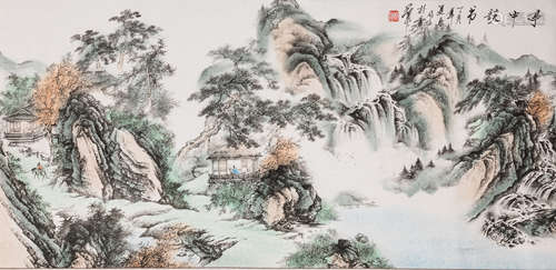 Chinese Landscape Scroll