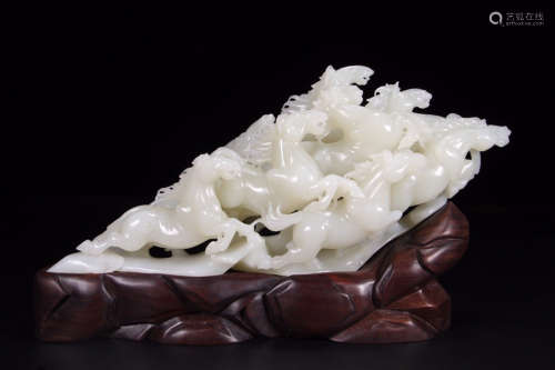 A Chinese Hetian Jade  Ornament
