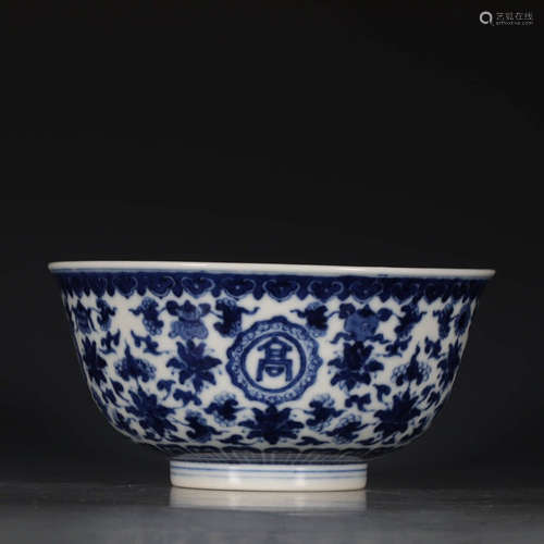 A Chinese Blue and White Porcelain Bowl