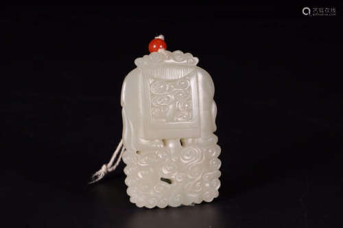 A Chinese Hetian Jade  Pendant