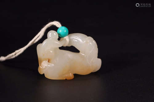 A Chinese Hetian Jade Ornament