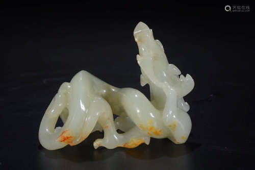 A Chinese He Tian Jade Dragon