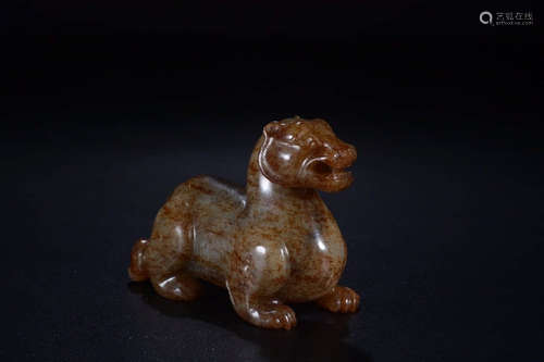 A Chinese Gaogu Jade Beast