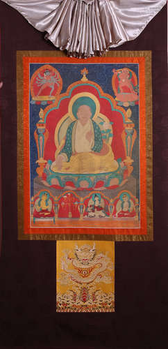 A TIBETAN BUDDHA THANGKA