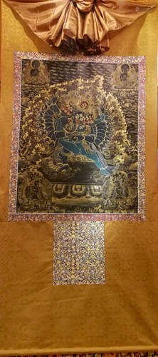 A YAMANTAKA THANGKA