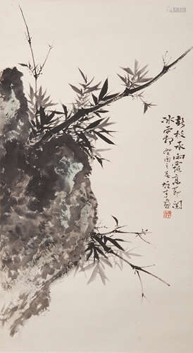 A CHINESE PAINTING SCROLL, LI XIONGCAI MARK