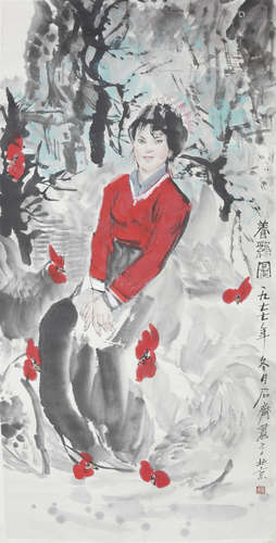 A CHINESE PAINTING, SHI QI MARK