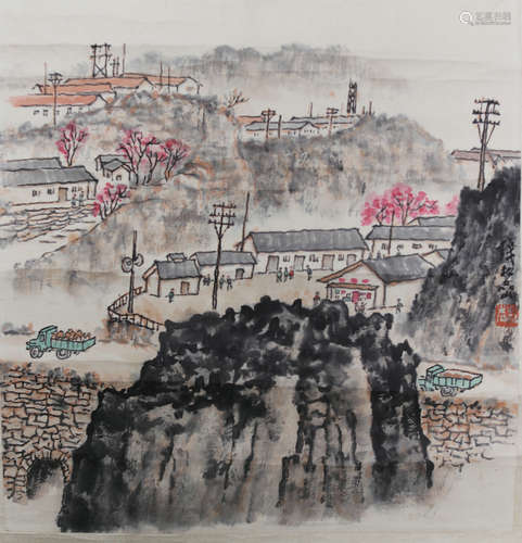 A CHINESE PAINTING, QIAN SONGYAN MARK