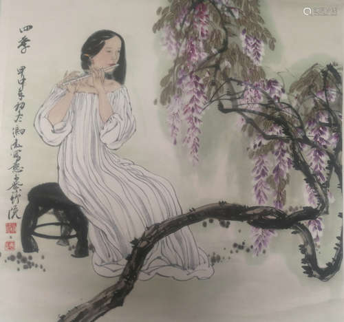 A CHINESE PAINTING, FENG YUAN MARK