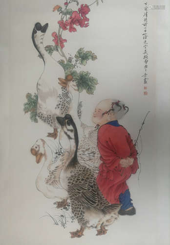 A CHINESE PAINTING, WU GUANGYU MARK