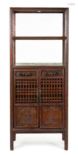 A Chinese Softwood Displaying Cabinet 48 length x 229