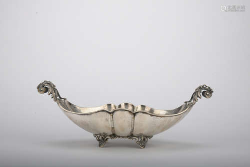 The Republic of China silver fruits plate