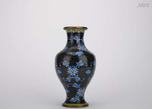 Qing dynasty cloisonne vase