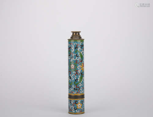 Qing dynasty cloisonne telescope