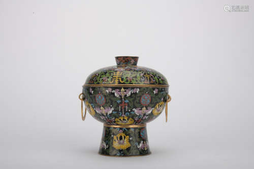 Qing dynasty cloisonne ornament