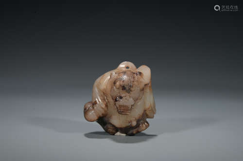 Ming dynasty jade beast ornament