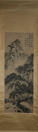 Qing dynasty Shi tao's landscape painting