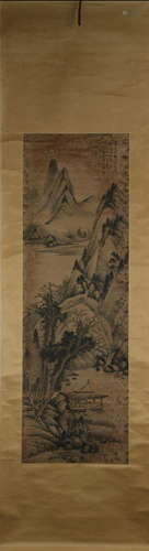 Ming dynasty Zhao zuo's landscape painting