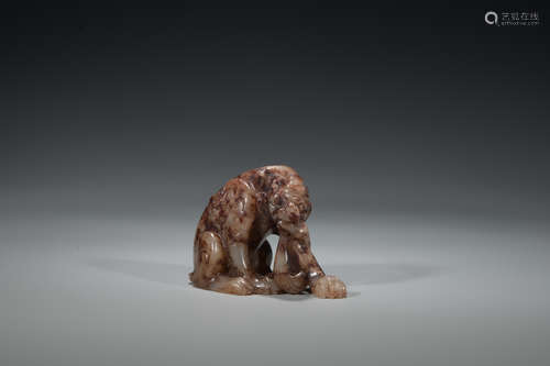 Ming dynasty jade beast ornament