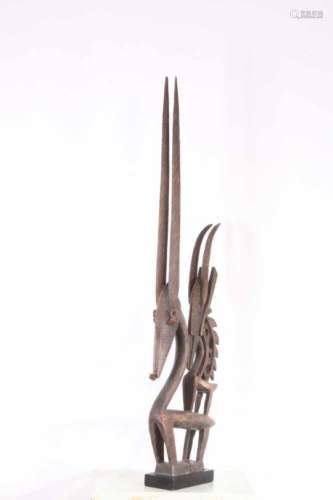Mali, Chiwara opzetmaker, h. 90 cm. [1]80