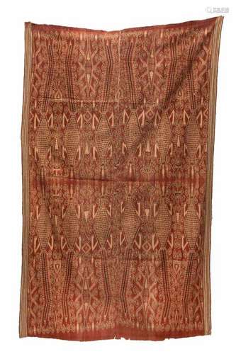 Indonesia, Borneo, Sarawak, Iran people, ‘pua kumbu’, ca. 1900. Magic cloth for clan protection