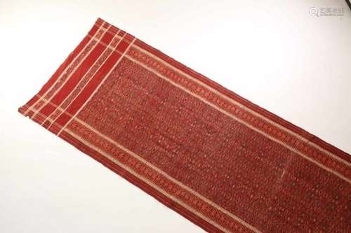 Indonesia, Bali, Tabanan, important magic textile for healing and defense rituals, ‘kamben cepuk