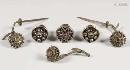 Indonesia, silver jewelery with native sapphires., [6]300