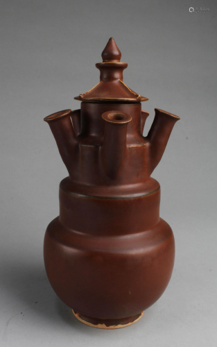 Chinese 'Six-mouth' Porcelain Vase