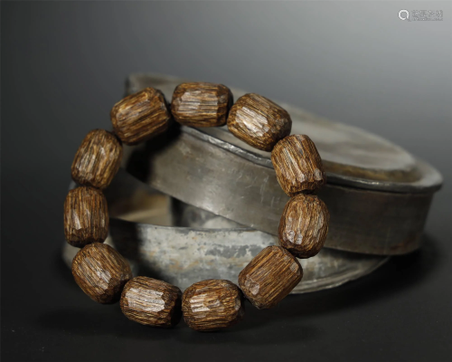 Qing Dynasty, Agarwood Bracelet