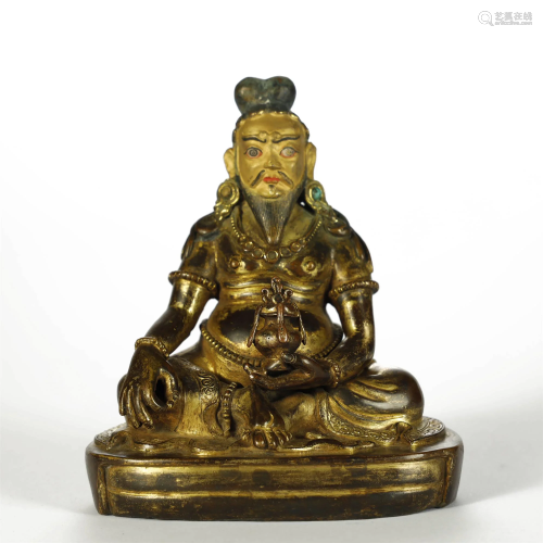 Qing Dynasty, Gilt Bronze Buddha