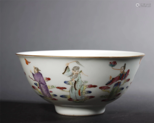 Qing Dynasty,Famille Rose Bowl